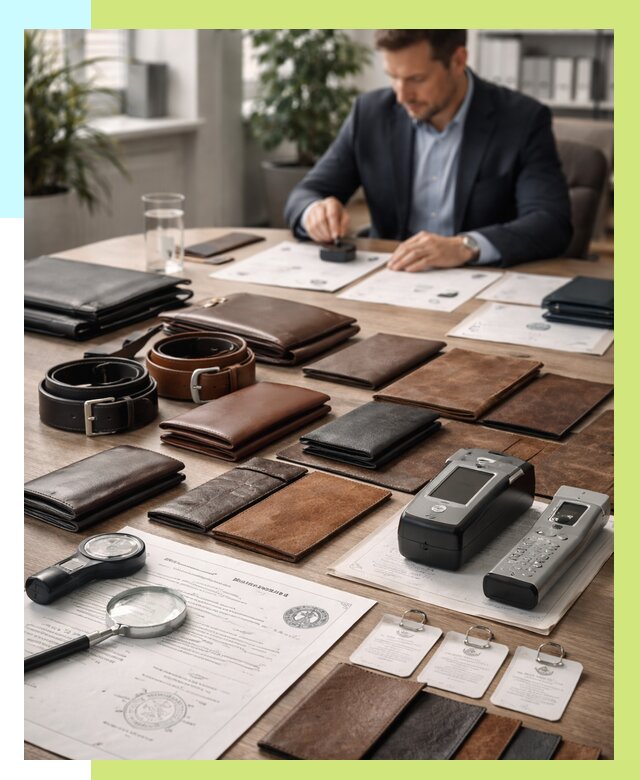 Сертификация кожаных изделий в Щербинке от 12218 р. | Алешин-Щрб