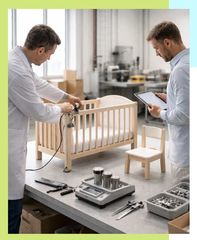 Сертификация детской мебели и проверка безопасности в Щербинке