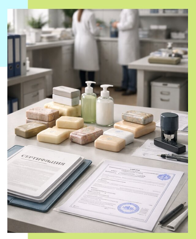 Сертификация мыла и сертификат на мыло в Щербинке от 12218 | Алешин-Щрб