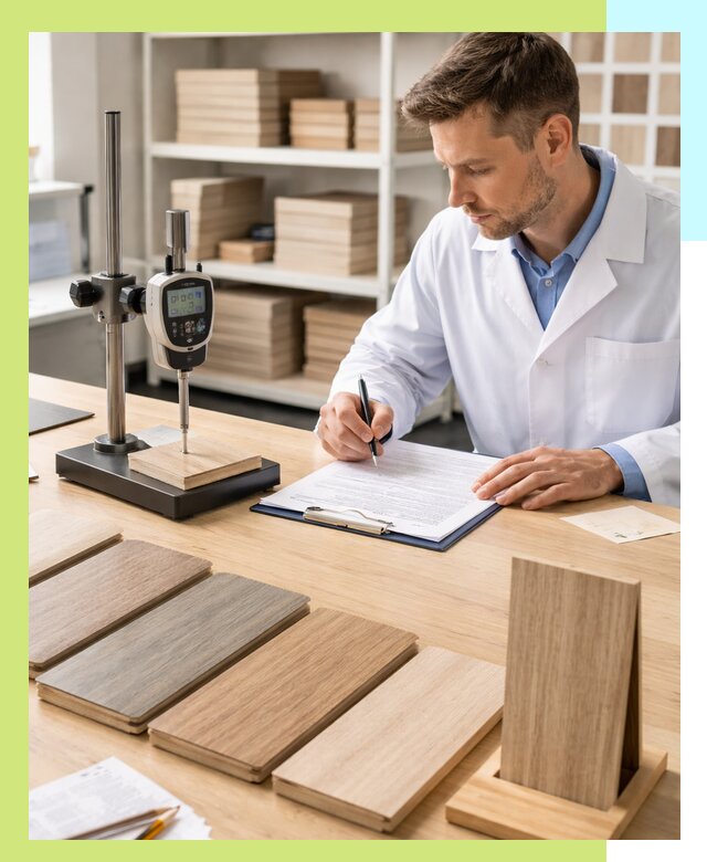 Сертификация ламината с испытаниями и оформлением документов в Щербинке
