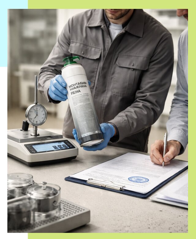 Сертификация монтажной пены в Щербинке от 15273 р. | Алешин-Щрб