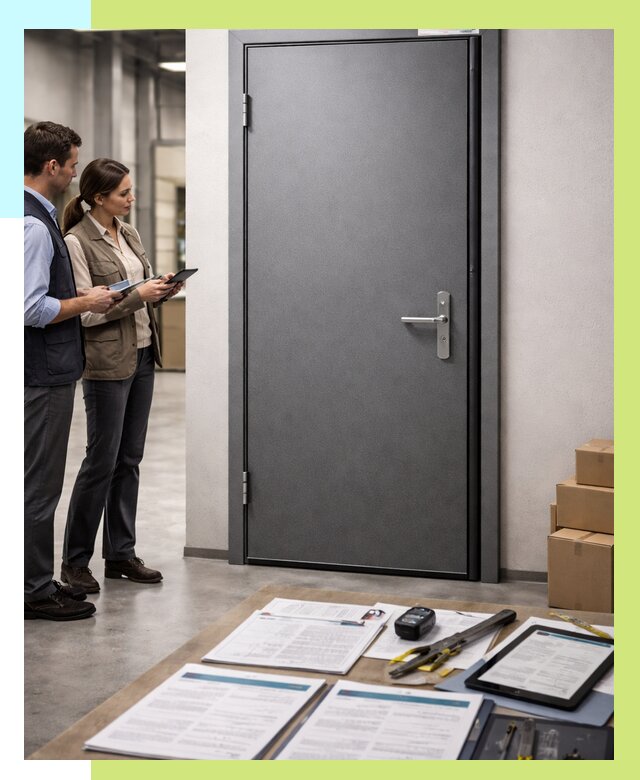 Сертификация противопожарных дверей в Щербинке от 9164 р. | Алешин-Щрб