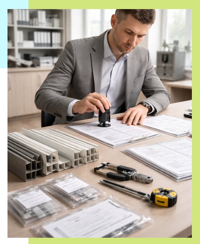 Сертификация ПВХ продукции в Щербинке от 8655 р., Алешин-Щрб