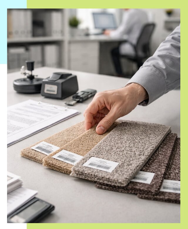 Сертификация ковролина в Щербинке от 15273 р., Алешин-Щрб