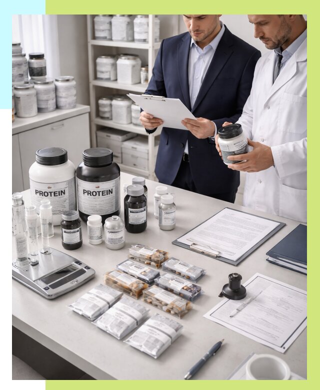 Сертификация спортивного питания в Щербинке от 15273 р., Алешин-Щрб