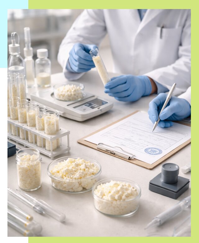 Сертификация творога в Щербинке от 12218 р. под ключ | Алешин-Щрб