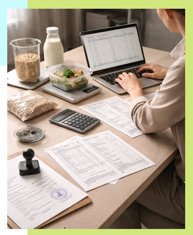 Просчет БЖУ для маркировки в Щербинке от 1527 р. | Алешин-Щрб