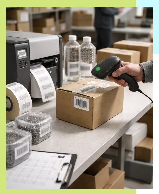 Штрихкодирование продукции и маркировка для продажи в Щербинке