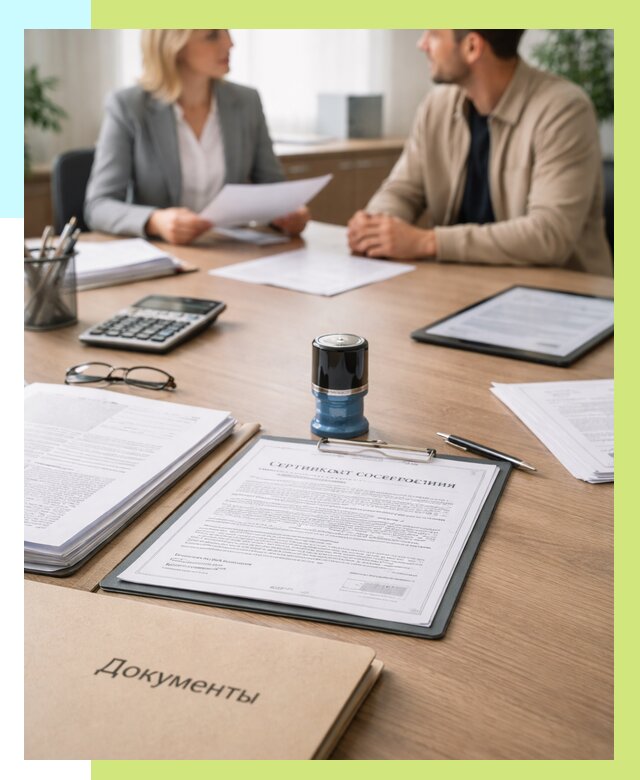 Сертификат соответствия на продукцию в Щербинке от 15273 р.|Алешин-Щрб