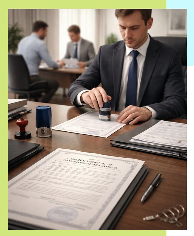 Оформление свидетельства о государственной регистрации в Щербинке