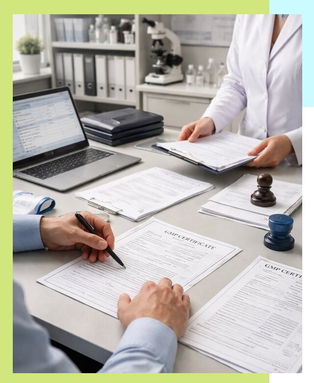 Оформление сертификата GMP в Щербинке для фармпроизводства