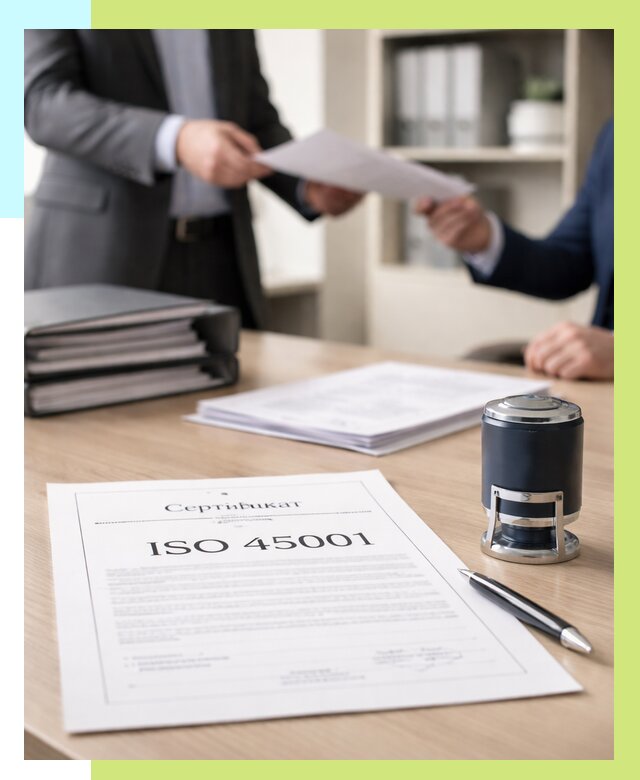 Сертификат ISO 45001 в Щербинке под ключ от 45819 р. | Алешин-Щрб