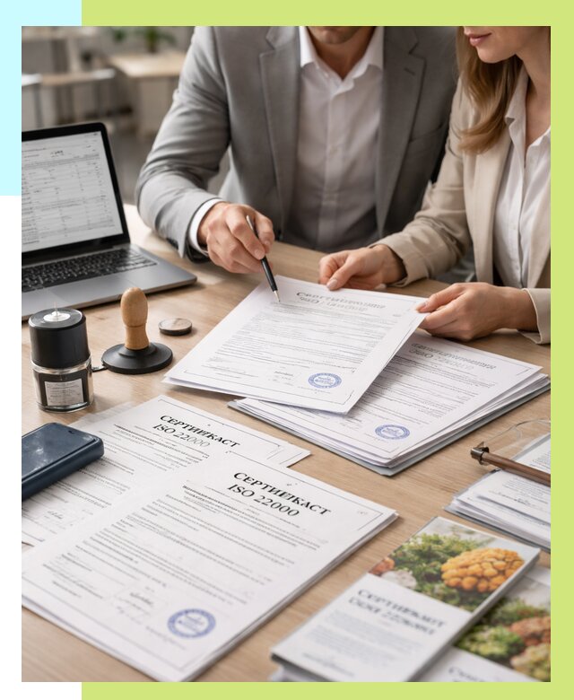 Сертификат ISO 22000 в Щербинке от 40728 р. под ключ | Алешин-Щрб