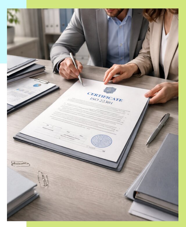 Сертификат ISO 22301 в Щербинке от 45819 р. | Алешин-Щрб срочно