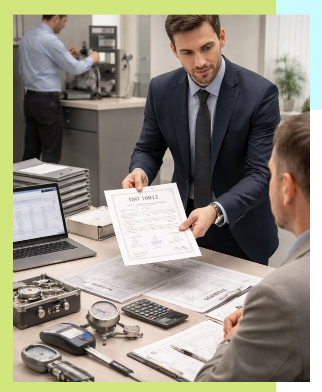 Выдача сертификата ISO 10012 по требованиям метрологии в Щербинке