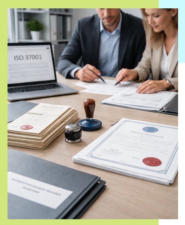 Получение сертификата ISO 37001 по системе борьбы с коррупцией в Щербинке