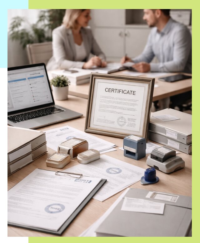 Сертификация компании в Щербинке от 45819 р. | Алешин-Щрб — заказ